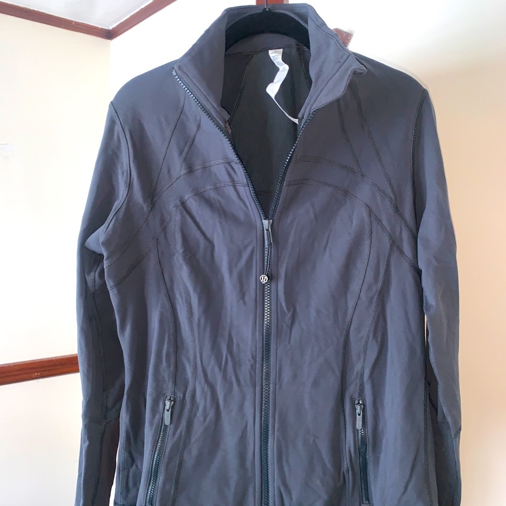 Lululemon matte grey zip up